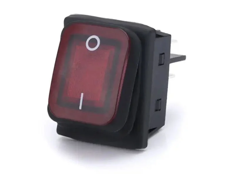 Kcd3 Lighted Spdt Waterproof Rocker Switch