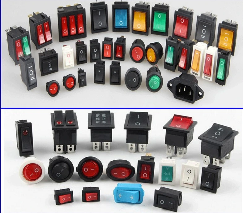 on off R13-Rocker Switch with 12V 220V DOT Light Rleil Rocker Switch T105 Rocker Switch T85 Kcd3