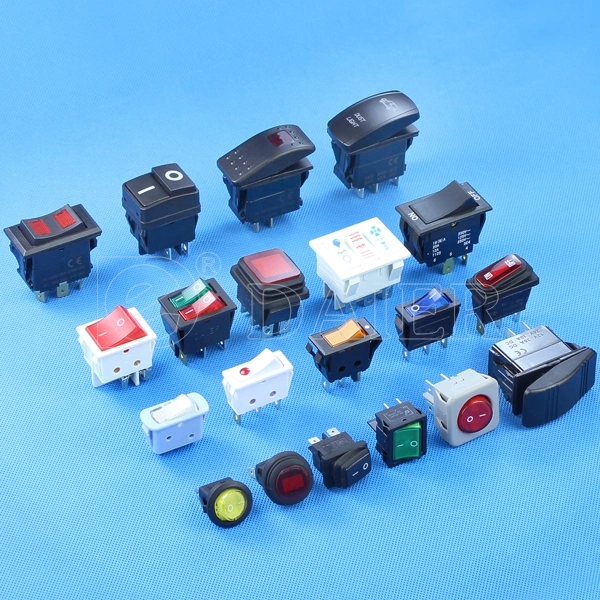 on-off 3 Pin LED Illuminated Kcd1 Waterproof Rocker Switch