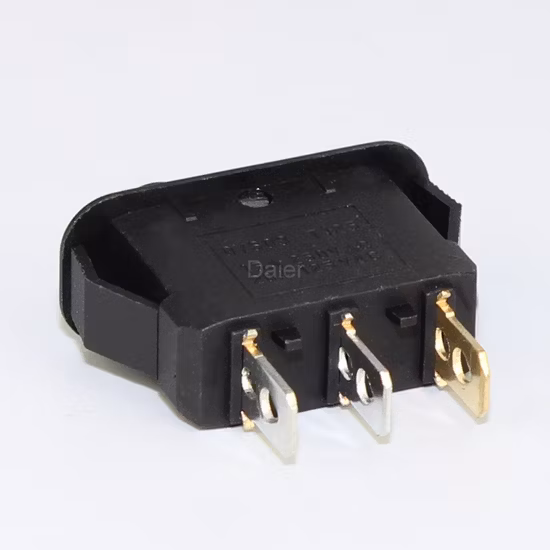 SPST オフ T105 3 極ロッカー スイッチ Kcd3-19-101en (DOT 照光)